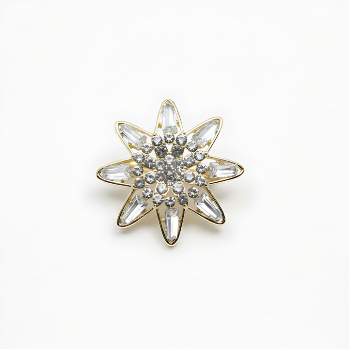 Elegant Emblem Brooch