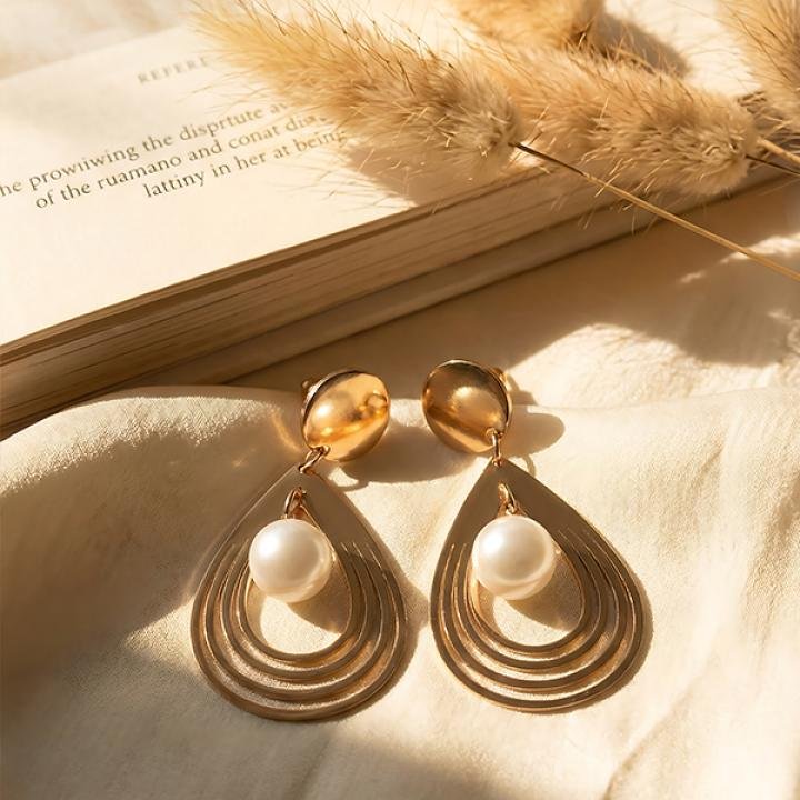 Glimmering Halo Earrings