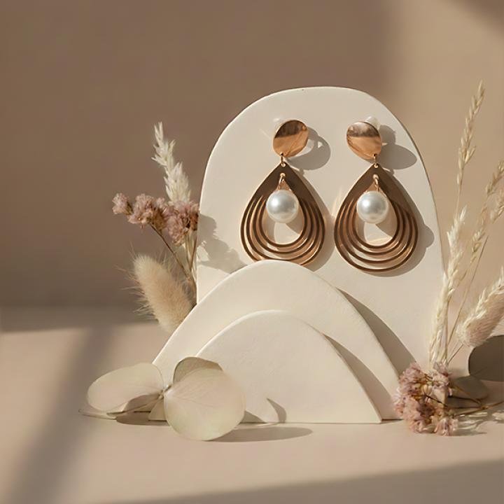 Glimmering Halo Earrings